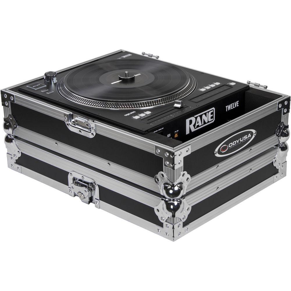 Odyssey Innovative Designs Flight Zone Rane Twelve Motorized Turntable DJ Battle Controller Case