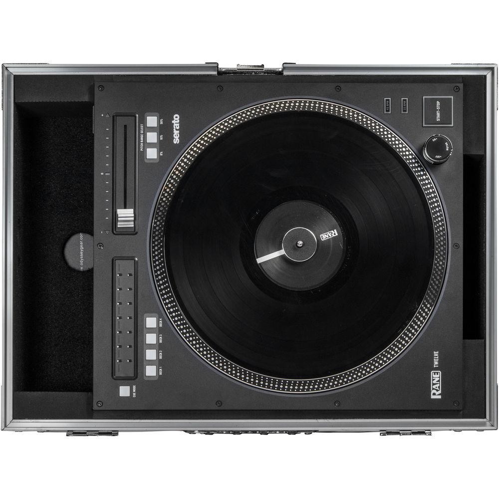 Odyssey Innovative Designs Flight Zone Rane Twelve Motorized Turntable DJ Battle Controller Case