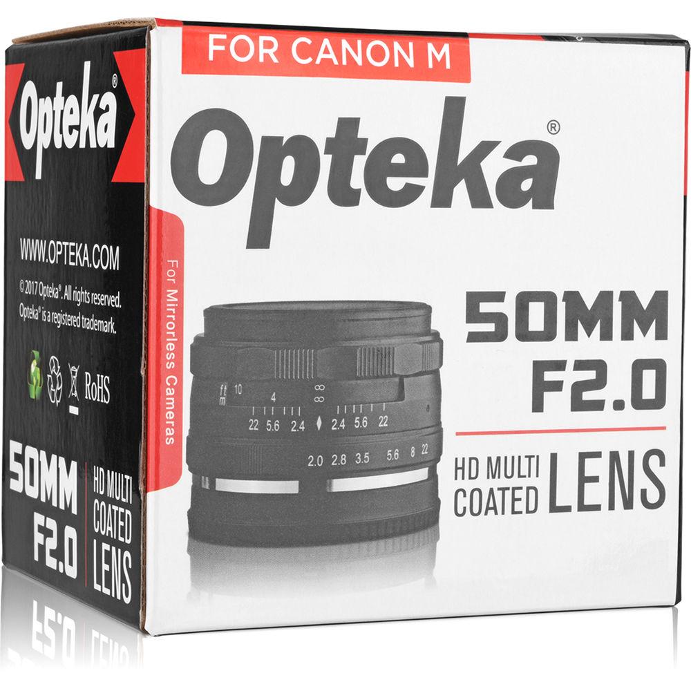 Opteka 50mm f 2 Lens for Canon EF-M