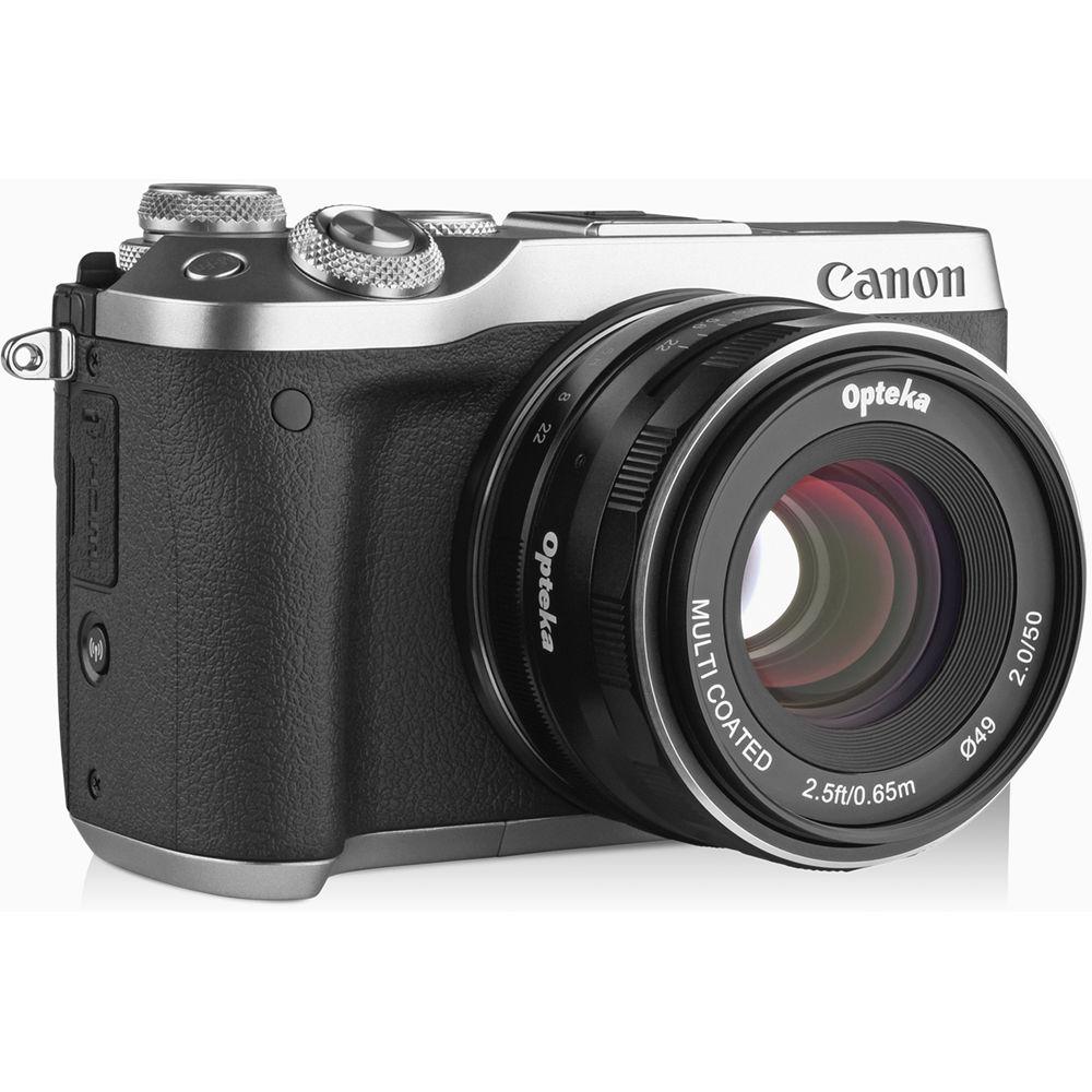 Opteka 50mm f 2 Lens for Canon EF-M
