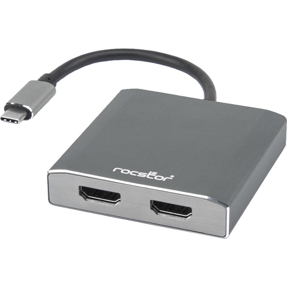 Rocstor USB-C to Dual HDMI Multi-Monitor Adapter