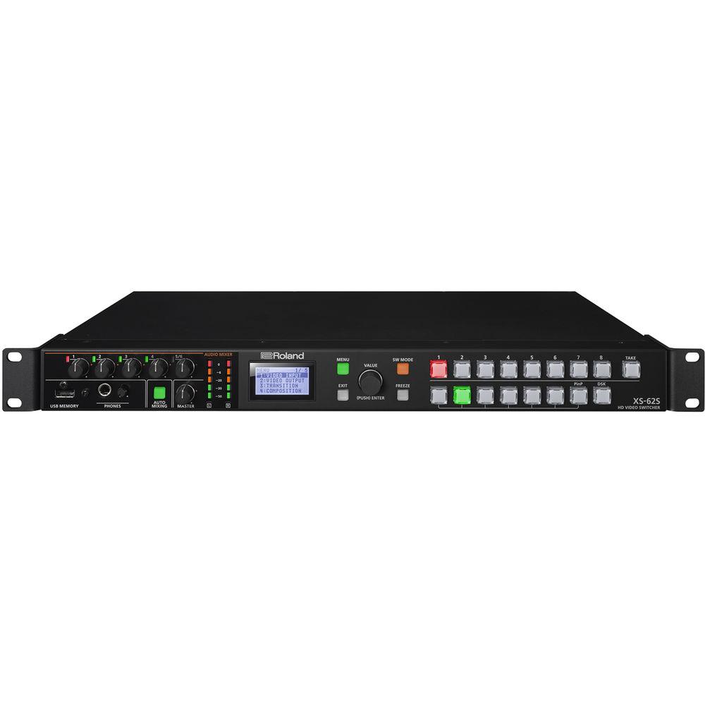 Roland 6-Channel HD Video Switcher with Audio Mixer & PTZ Camera Control