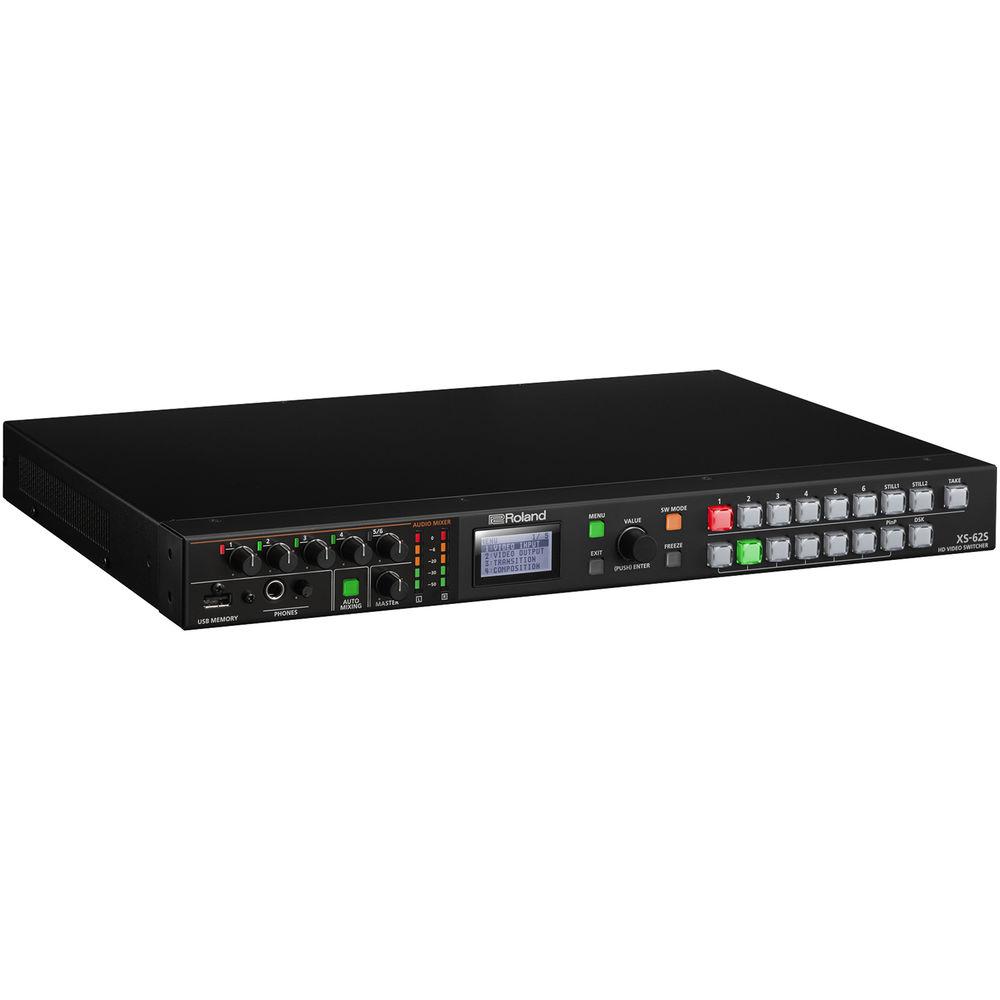 Roland 6-Channel HD Video Switcher with Audio Mixer & PTZ Camera Control