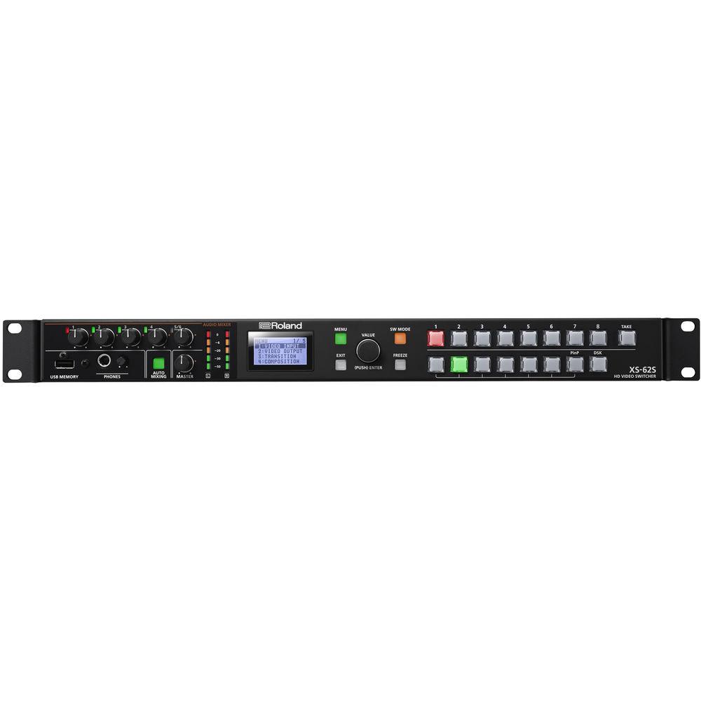 Roland 6-Channel HD Video Switcher with Audio Mixer & PTZ Camera Control