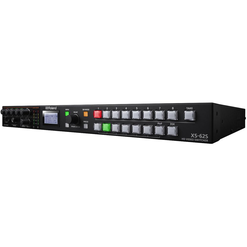 Roland 6-Channel HD Video Switcher with Audio Mixer & PTZ Camera Control