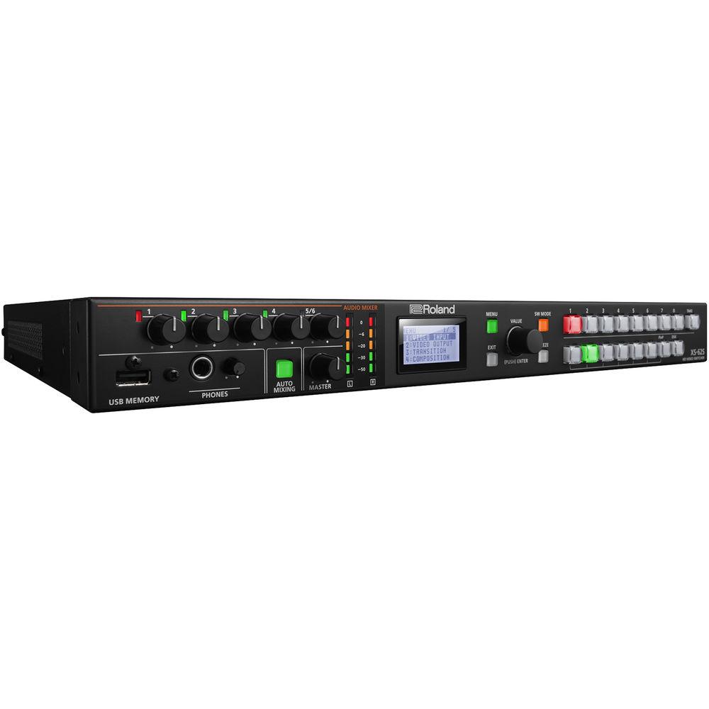 Roland 6-Channel HD Video Switcher with Audio Mixer & PTZ Camera Control