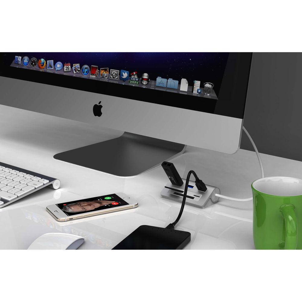 Sabrent USB 3.0 3-Port Hub and Multi-Card Reader