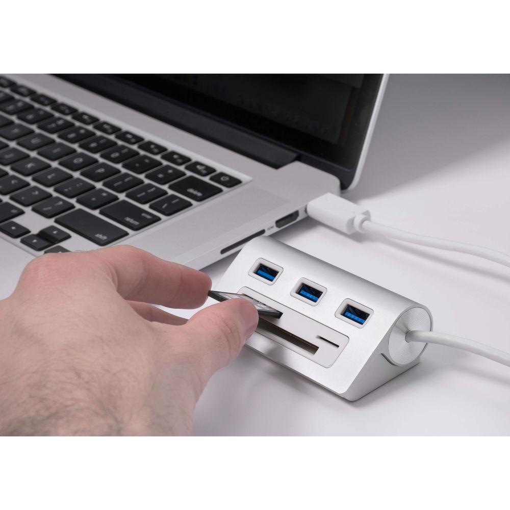 Sabrent USB 3.0 3-Port Hub and Multi-Card Reader