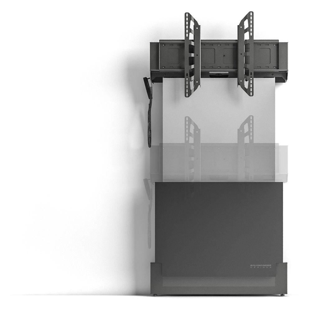 Salamander Designs Large Electric Lift Wall Display Stand for Displays Up to 90"