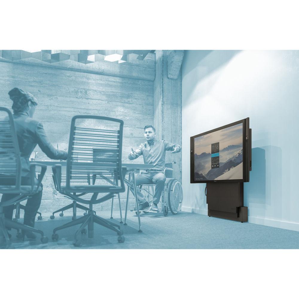 Salamander Designs Large Electric Lift Wall Display Stand for Displays Up to 90"