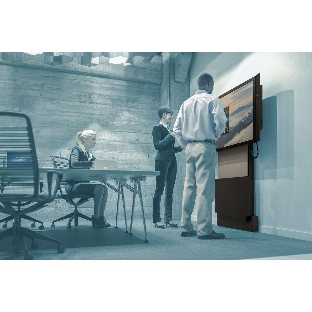 Salamander Designs Large Electric Lift Wall Display Stand for Displays Up to 90"