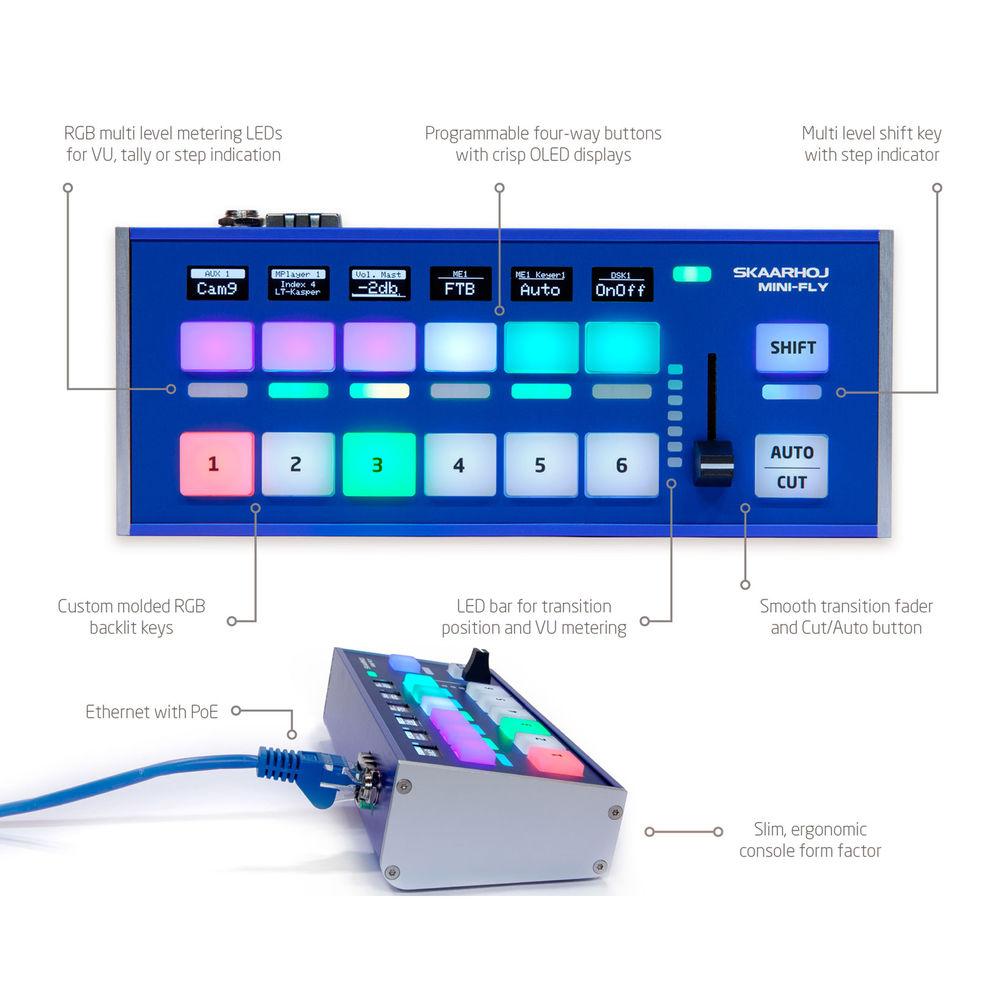 SKAARHOJ Mini Fly Live Switching Controller