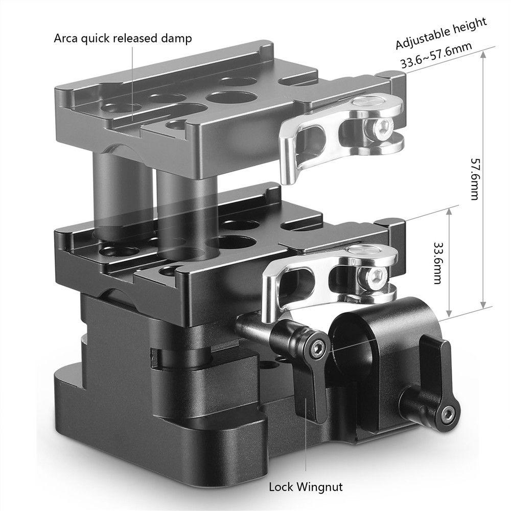 SmallRig Universal 15mm LWS Support Baseplate