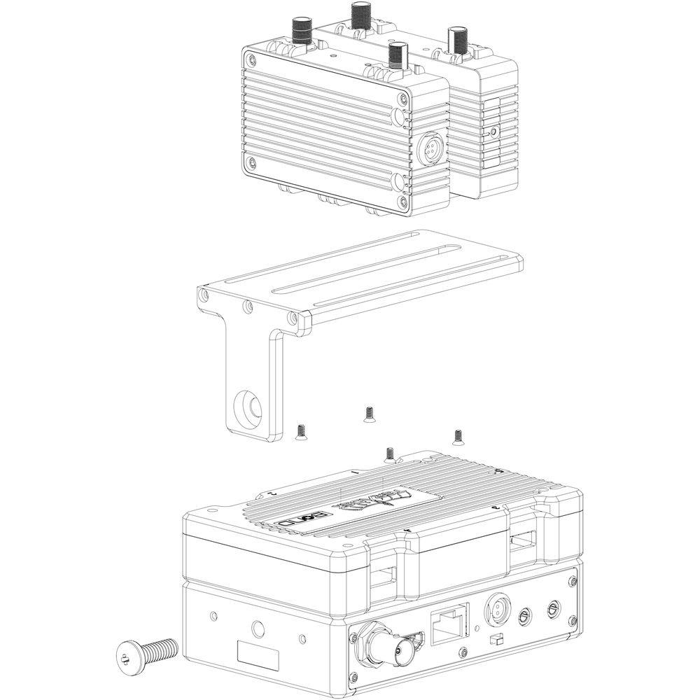 Teradek Node Mounting Bracket for Bond Expansion Module & Cube 600 700 Series Encoder