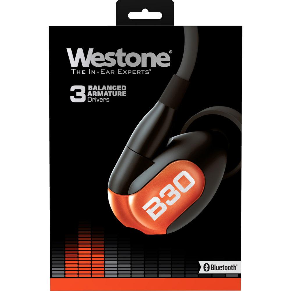Westone B30 Three-Driver True-Fit Earphones with High-Definition MMCX & Bluetooth Cables
