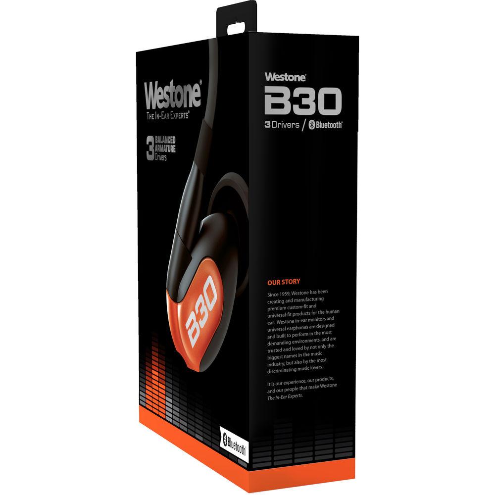 Westone B30 Three-Driver True-Fit Earphones with High-Definition MMCX & Bluetooth Cables