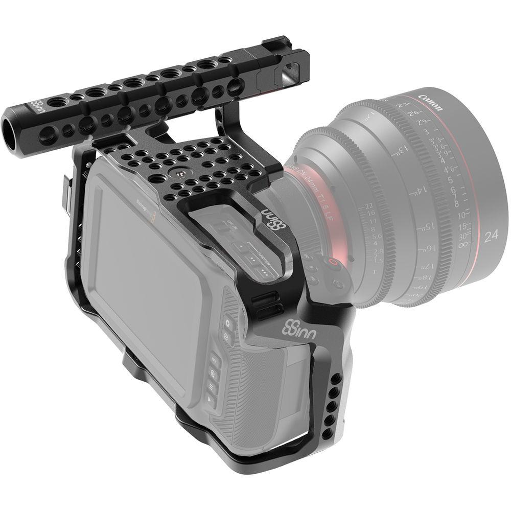 8Sinn Cage for Blackmagic Design Pocket Cinema Camera 4K with Top Handle Basic, 8Sinn, Cage, Blackmagic, Design, Pocket, Cinema, Camera, 4K, with, Top, Handle, Basic