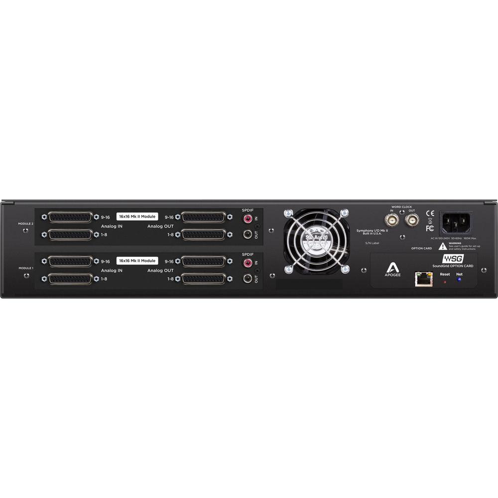 Apogee Electronics Symphony I O Mk II SoundGrid Chassis with 32x32 Analog I O