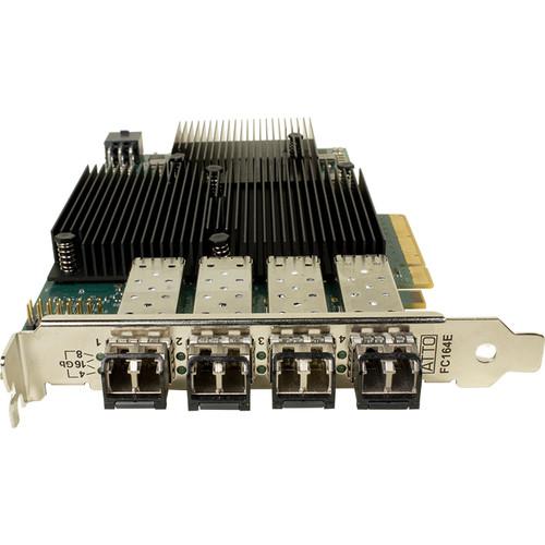 ATTO Technology Celerity Quad-Channel 16 Gb s Fiber-Channel PCIe 3.0 Host Bus Adapter with 4 x SFF Transceivers, ATTO, Technology, Celerity, Quad-Channel, 16, Gb, s, Fiber-Channel, PCIe, 3.0, Host, Bus, Adapter, with, 4, x, SFF, Transceivers