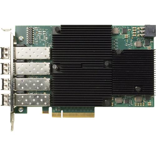 ATTO Technology Celerity Quad-Channel 16 Gb s Fiber-Channel PCIe 3.0 Host Bus Adapter with 4 x SFF Transceivers
