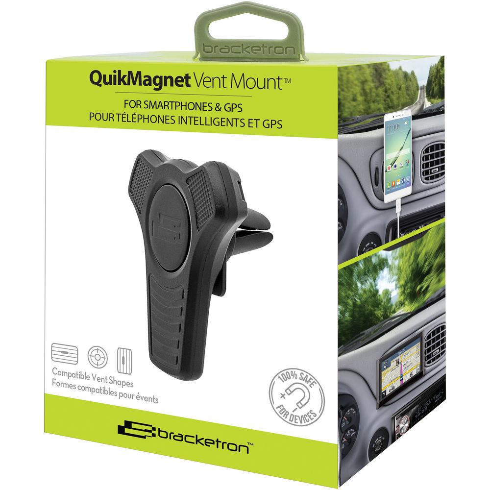 Bracketron QuikMagnet Smartphone GPS Vent Mount