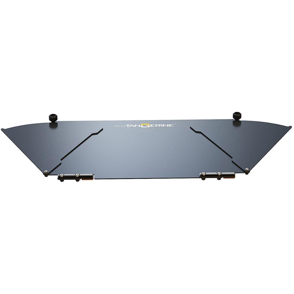 Bright Tangerine Carbon Fiber Bottom Flag