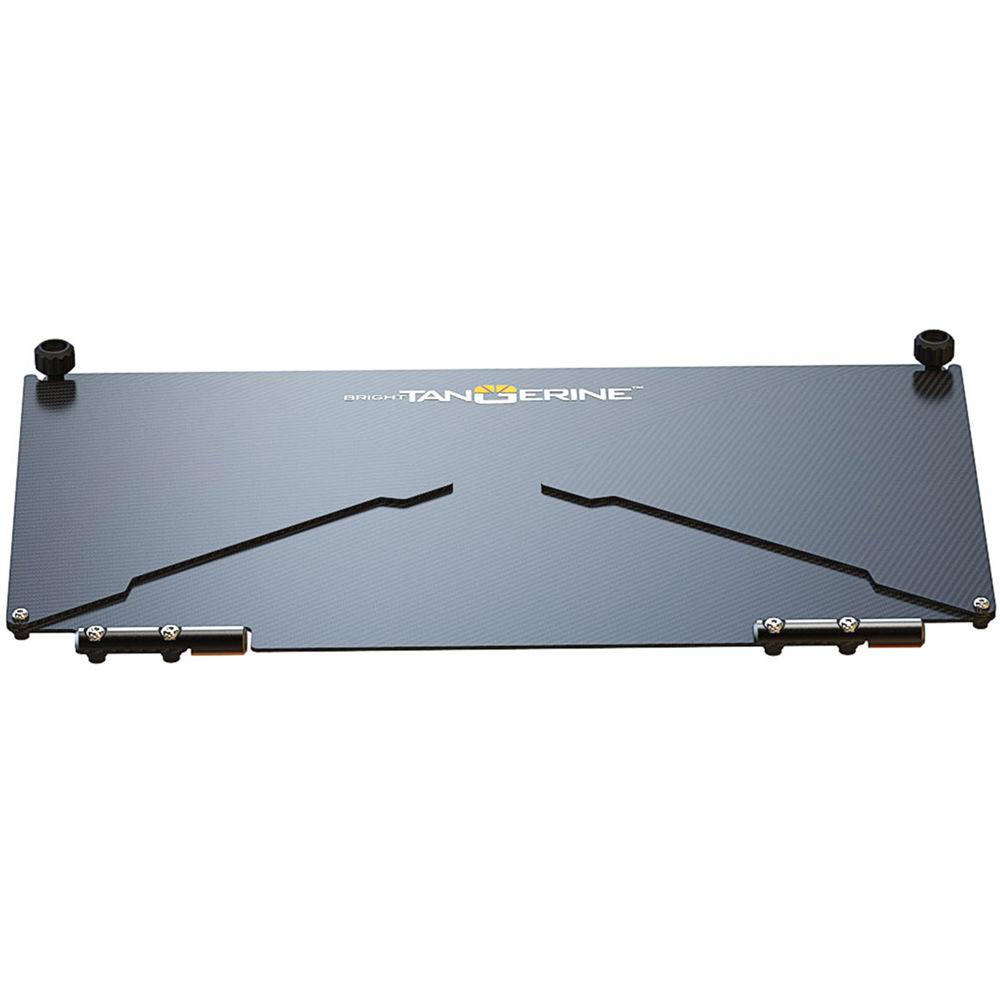 Bright Tangerine Carbon Fiber Bottom Flag