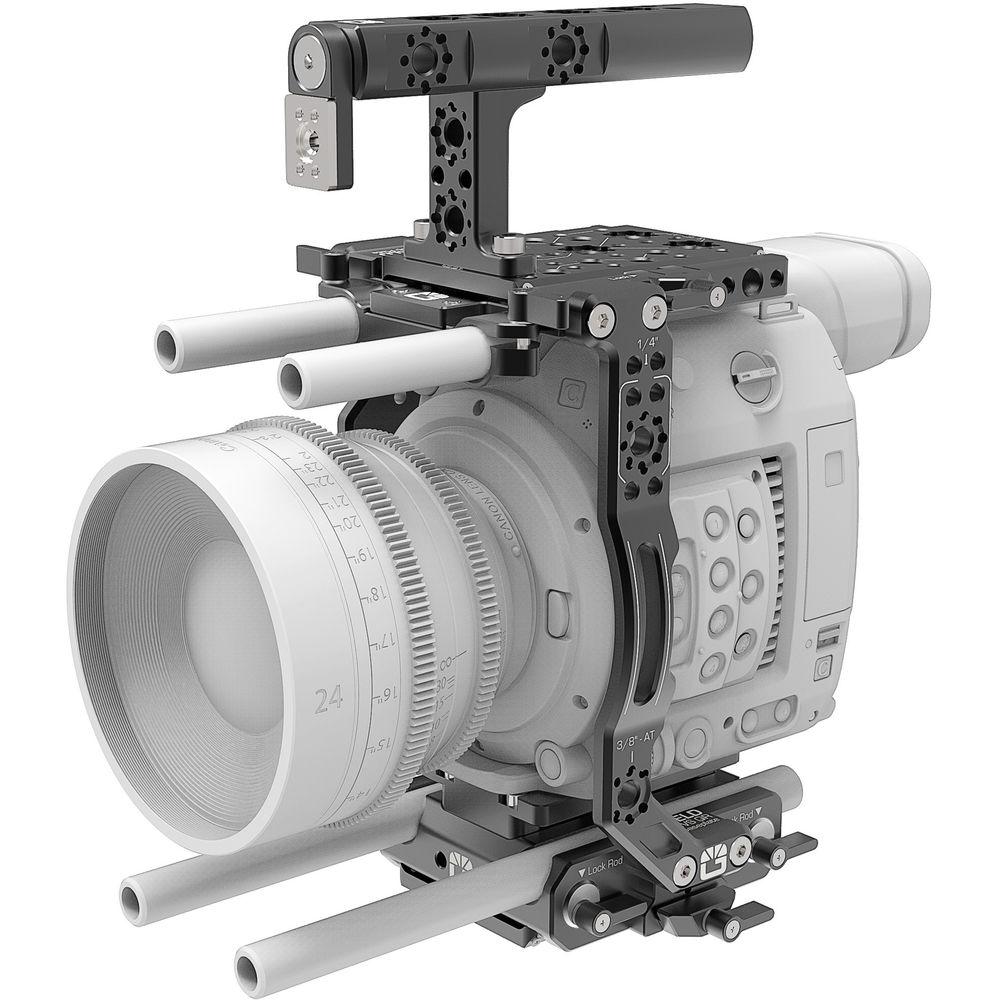 Bright Tangerine Left Field Cage for Canon C200