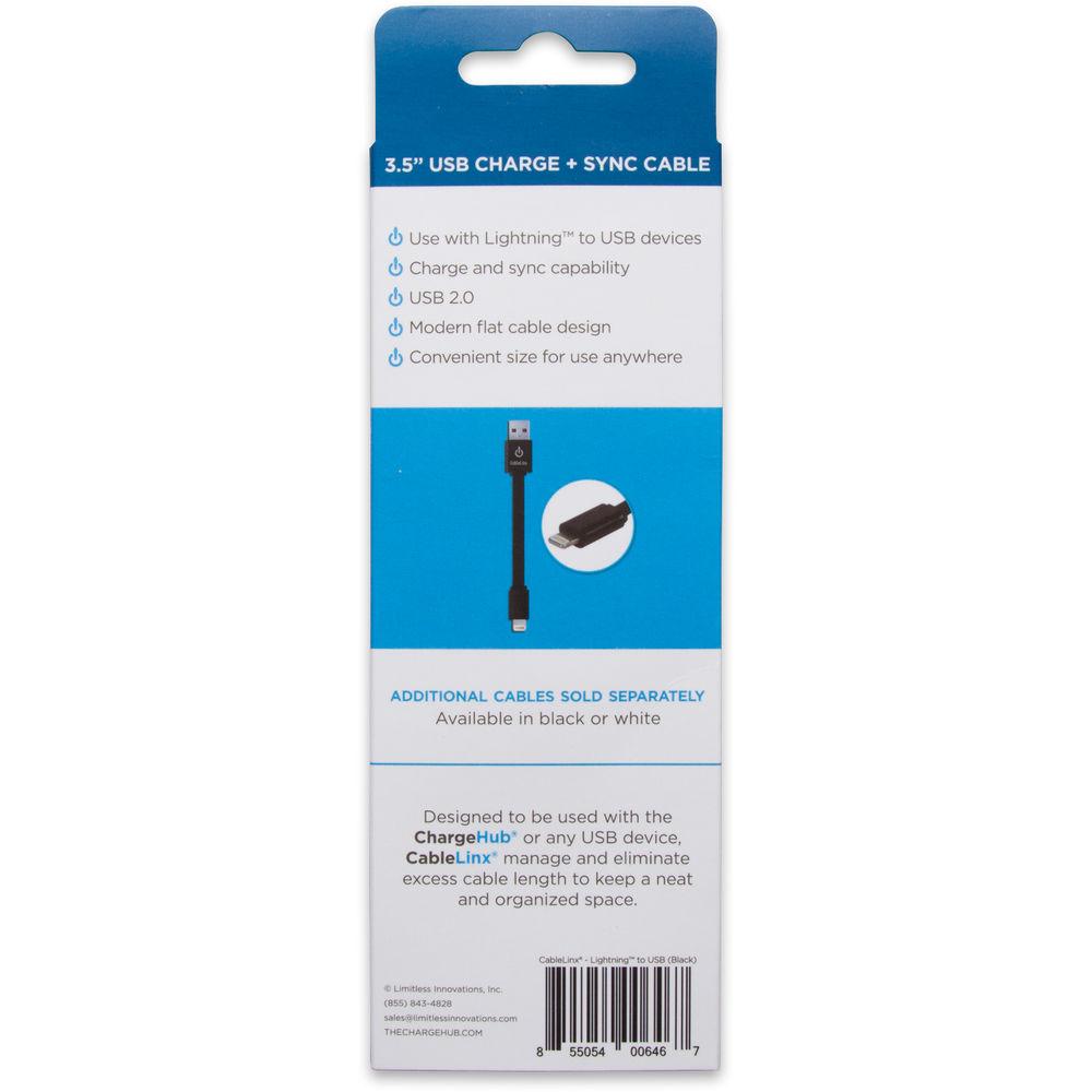 ChargeHub CableLinx Lightning Male to USB 2.0 Type-A Male Charge and Sync Cable