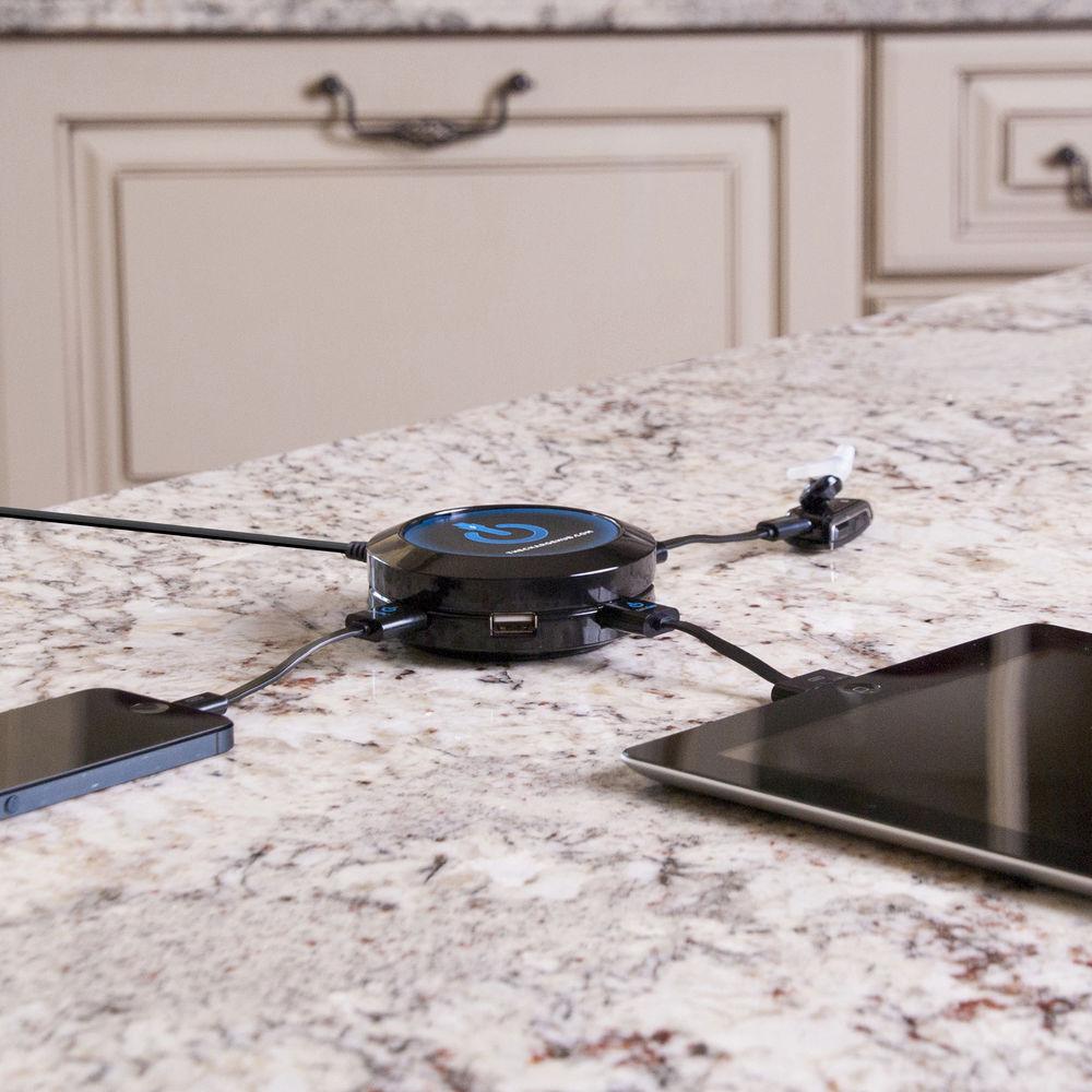 ChargeHub X7 7-Port Round USB Charging Station