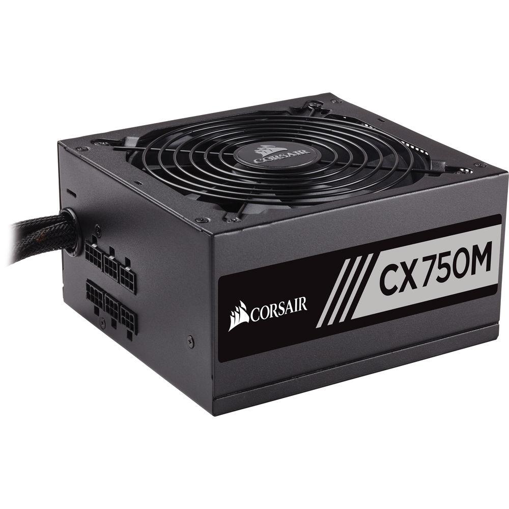 Corsair CX Series CX750M 750W 80 PLUS Bronze Certified Modular ATX Power Supply Unit