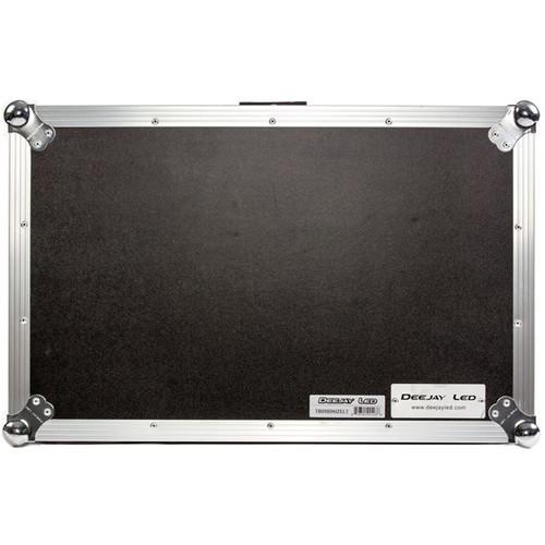 DeeJay LED Universal Fly Drive Case with Laptop Shelf for Mid-to-Large DJ Controllers