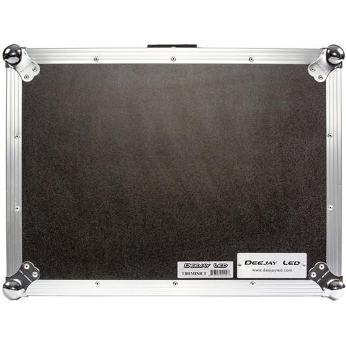 DeeJay LED Universal Fly Drive Case with Laptop Shelf for Small to Medium DJ Controllers