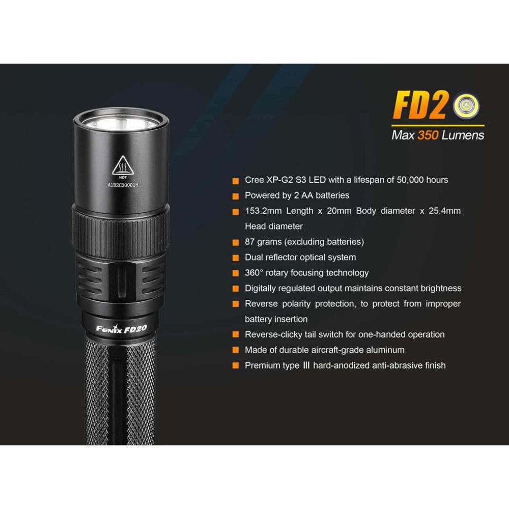 Fenix Flashlight FD20 LED Flashlight