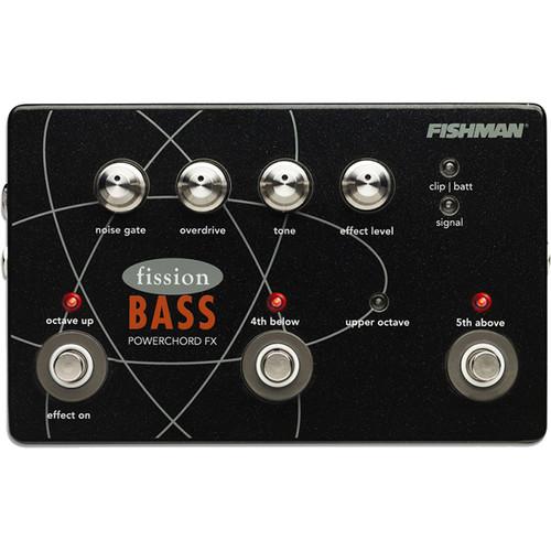 Fishman Fission Bass Powerchord FX Pedal with Pitch, Overdrive & Gate Controls
