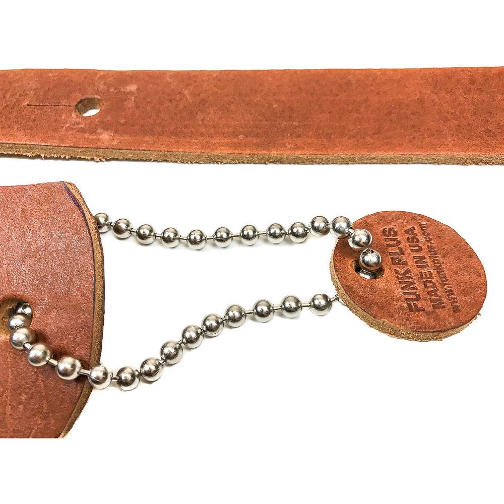 Funk Plus Classy Genuine Premium Leather Guitar Strap with Buckle