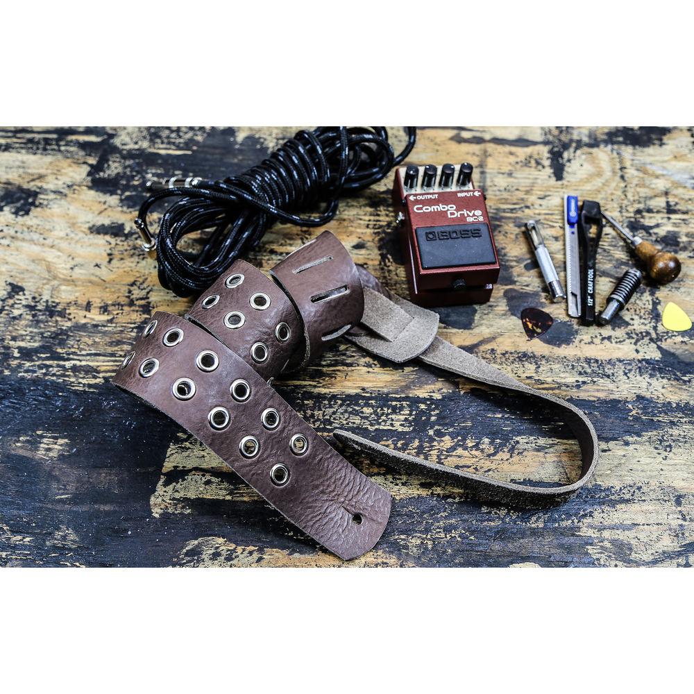 Funk Plus Double Grommet Genuine Premium Leather Intrinsic Guitar Strap