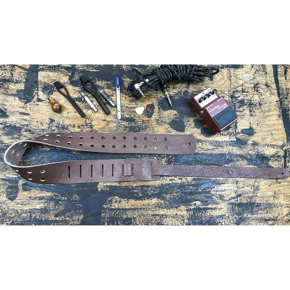 Funk Plus Double Hole Genuine Premium Leather Intrinsic Guitar Strap