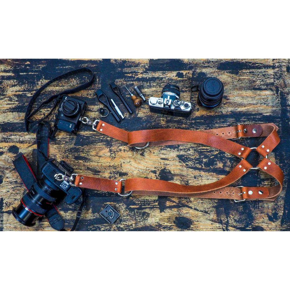Funk Plus Water Buffalo Leather Ring Back Harness with 1.5" Wide Straps