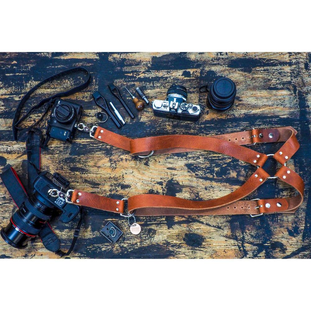 Funk Plus Water Buffalo Leather Ring Back Harness with 1.5" Wide Straps