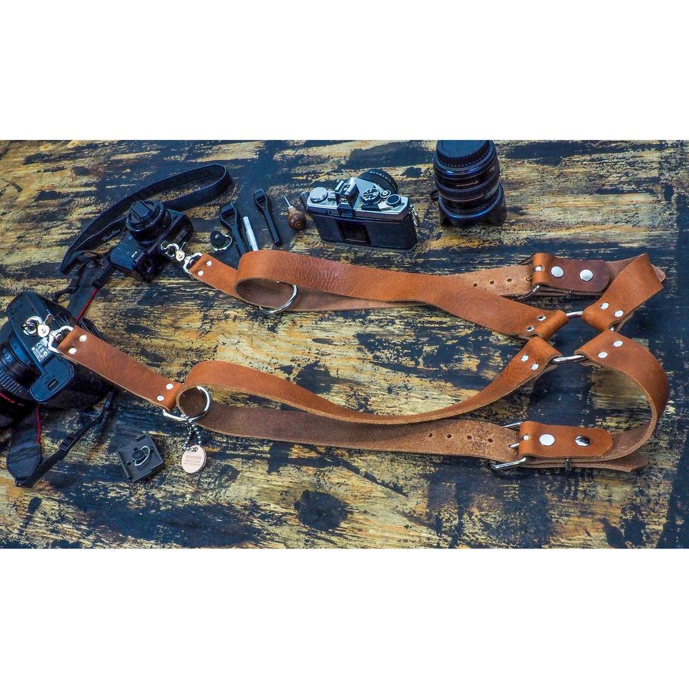 Funk Plus Water Buffalo Leather Ring Back Harness with 1.5" Wide Straps