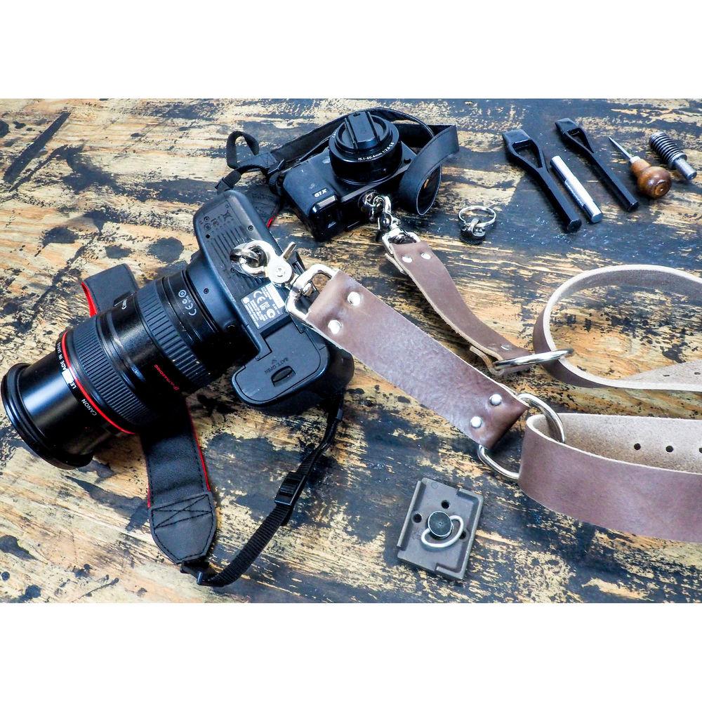 Funk Plus Water Buffalo Leather Snap Back Harness with 1.5" Wide Straps and D-Rings