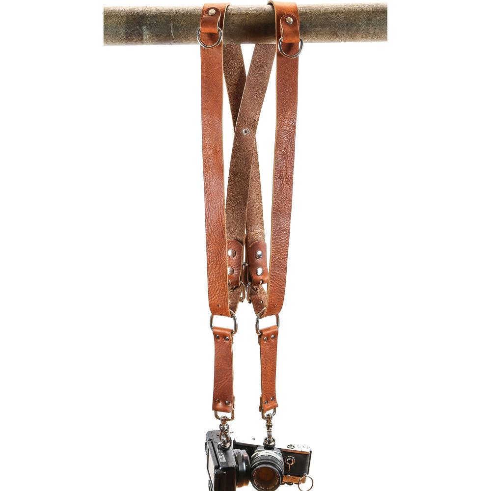 Funk Plus Water Buffalo Leather Snap Back Harness with 1.5" Wide Straps and D-Rings