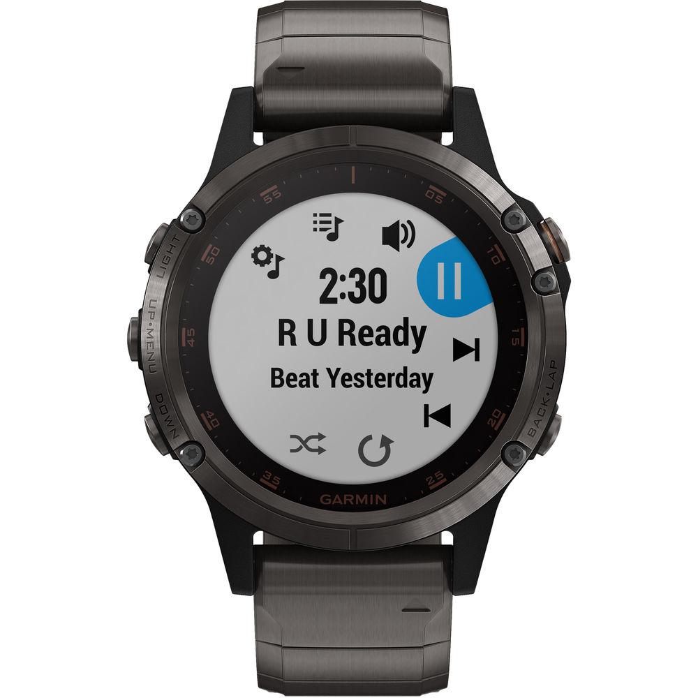 Garmin fenix 5 Plus Sapphire Edition Multi-Sport Training GPS Watch