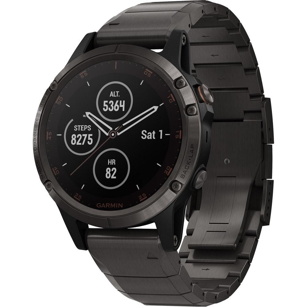 Garmin fenix 5 Plus Sapphire Edition Multi-Sport Training GPS Watch
