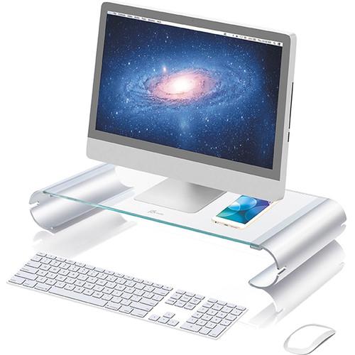 j5create Aluminum & Tempered Glass Monitor Stand