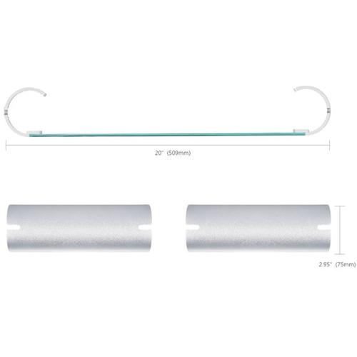 j5create Aluminum & Tempered Glass Monitor Stand