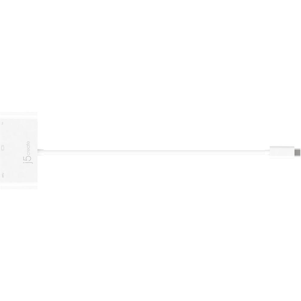 j5create USB 3.1 Gen 1 Type-C to VGA & USB 3.1 Gen 1 Hub with Power Delivery