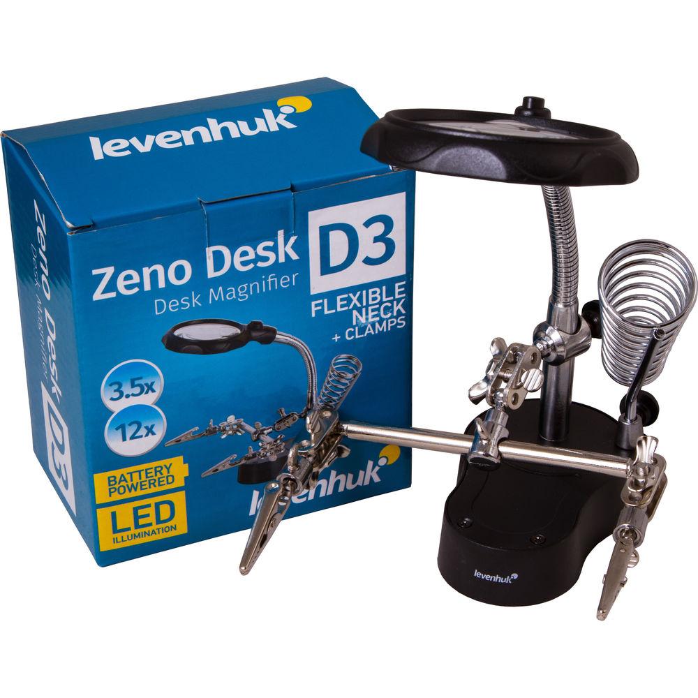 Levenhuk Zeno D3 3.5x 12x Desktop Magnifier