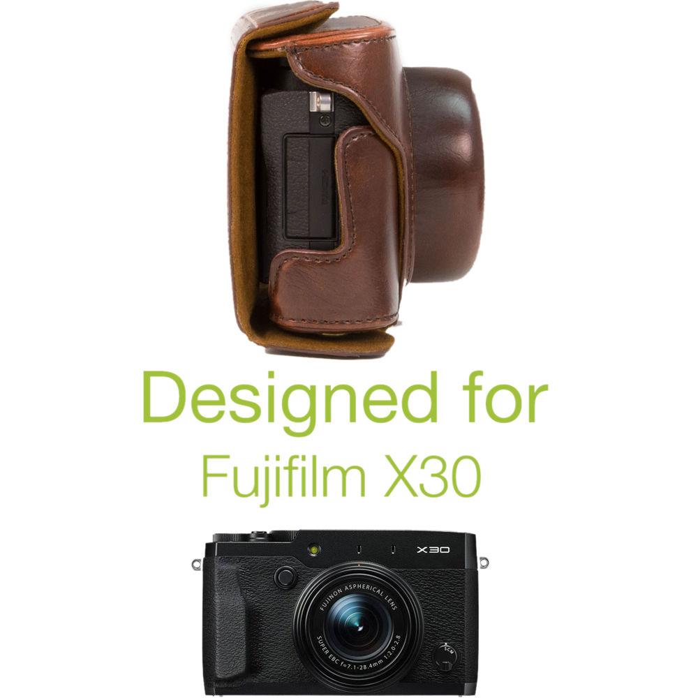 MegaGear Ever Ready Leather Camera Case for Fujifilm X30